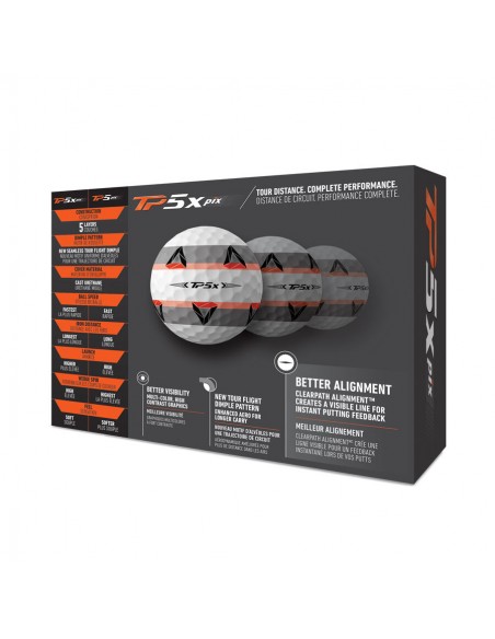BALLES TAYLORMADE TP5X PIX