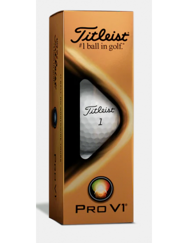 BALLES TITLEIST V1/V1 JAUNE