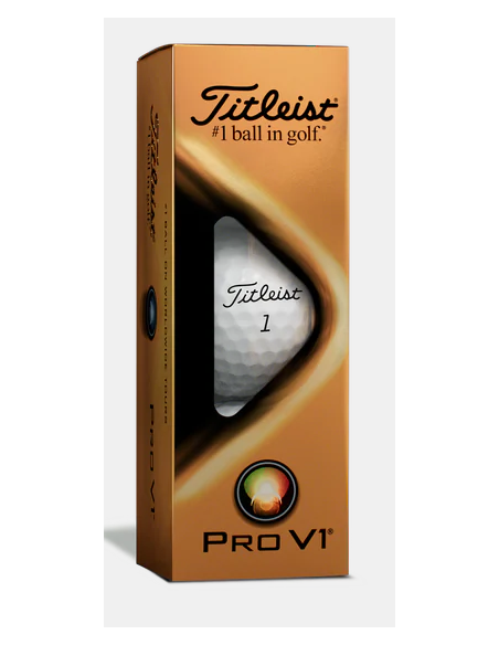 BALLES TITLEIST V1/V1 JAUNE